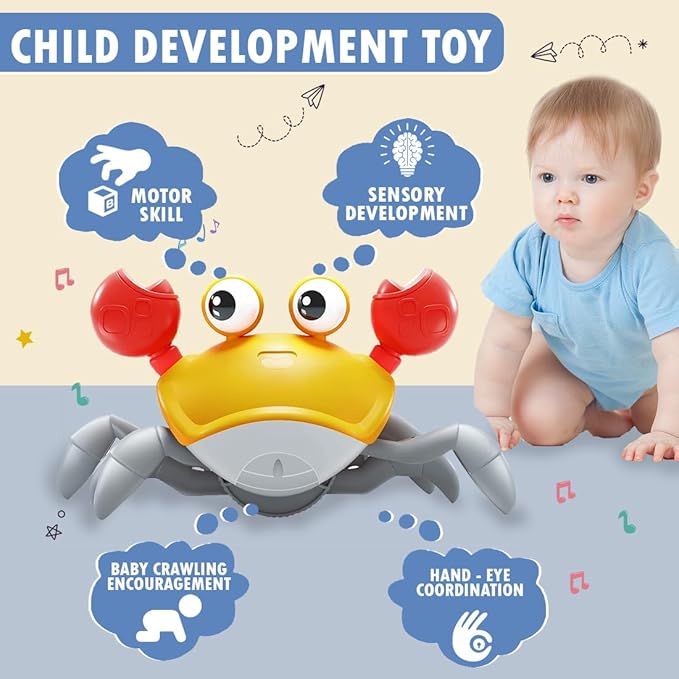 Wembley Dancing Crawling Baby Toys Crawling Crab Toy