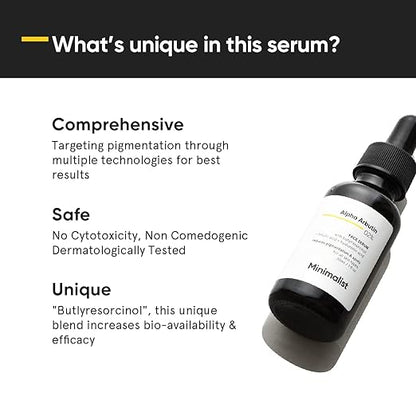 Minimalist 2% Alpha Arbutin Serum - 30 ml