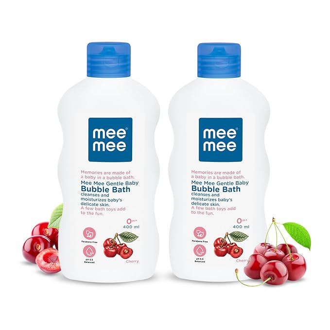Mee Mee Foamy Baby Mild Body Wash & Bubble Bath - 400 ml (Pack of 2)