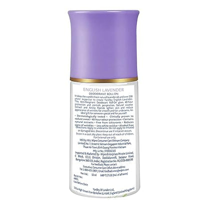Yardley London English Lavender Anti Perspirant Deodorant Roll On - 50 ml