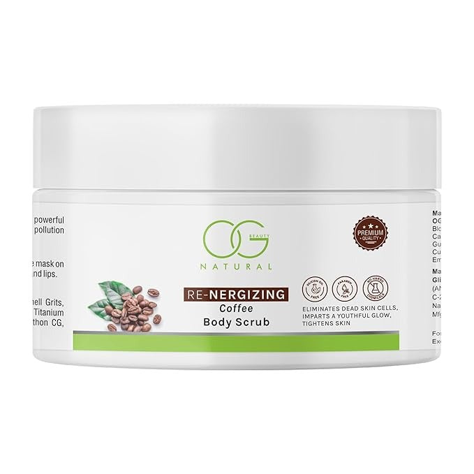 Og Beauty Natural Re-Nergizing Coffee Body Scrub - 200 ml