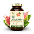Nutraliebe Natural Zinc from Guava Extract – Plant-Based Immune & Skin Support – Gentle Absorption – 90 Vegetarian Capsules