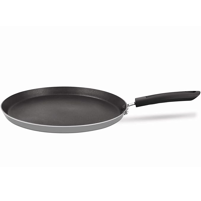 Milton Pro Cook Black Pearl Induction Omni Tawa, 26 Cm - 609 gms