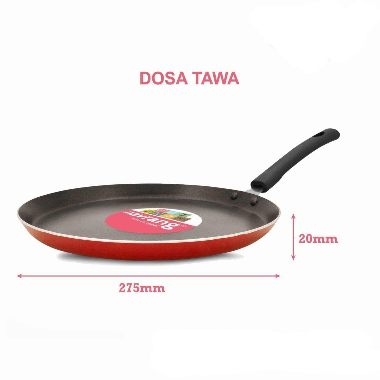Pigeon Navrang Non-Stick Gift Set Tawa & Kadai 2 Pcs