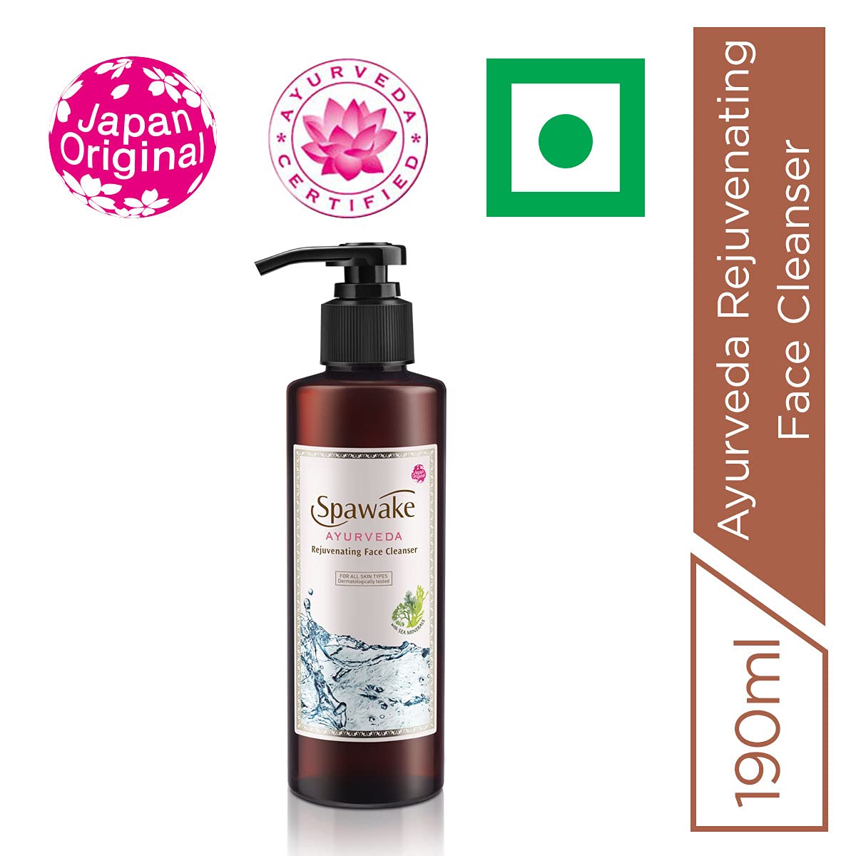 Spawake Ayurveda Face Cleanser Rejuvenating Foaming Face Wash - 190 ml