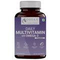OSOAA Daily Multivitamin with Omega 3 & Probiotics - 60 Veg Tablets | 53 Vital Vitamins & Minerals with Zinc, Vitamin C, Vitamin D, Vitamin B12, and Multiminerals - Supports Immunity & Gut Health
