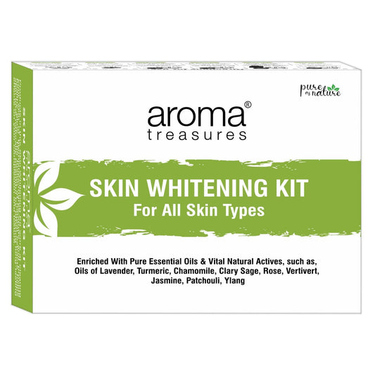 Aroma Treasures Skin Whitening Facial Kit - One-Time Use Kit for a Radiant Complexion - 30g