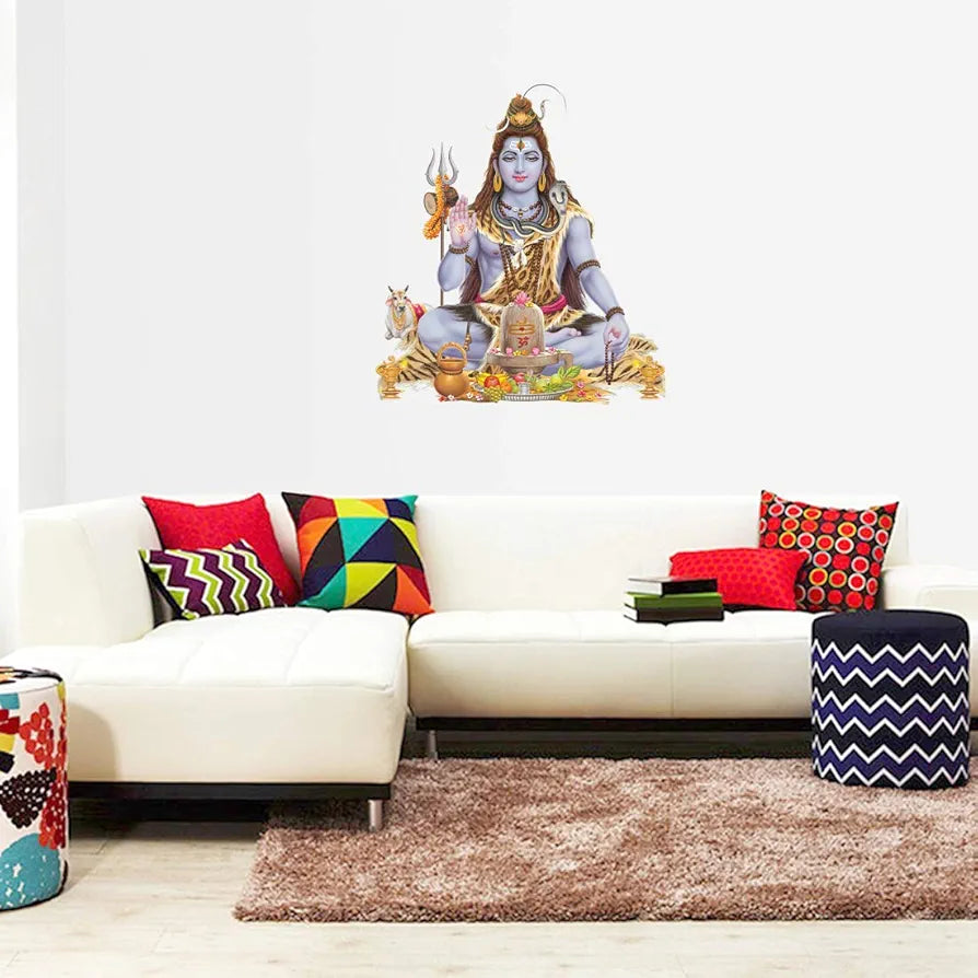 Rangoli White Glossy Vinyl Wall Sticker Premium Self-Adhesive Waterproof Parent-6 Design-8