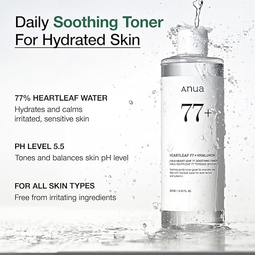 Anua Heartleaf 77 Soothing Toner pH 5.5 Trouble Care - 250 ml