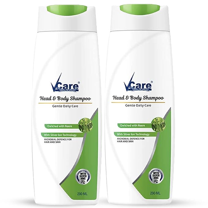 VCare Head & Body Shampoo - 200 ml (Pack of 2)