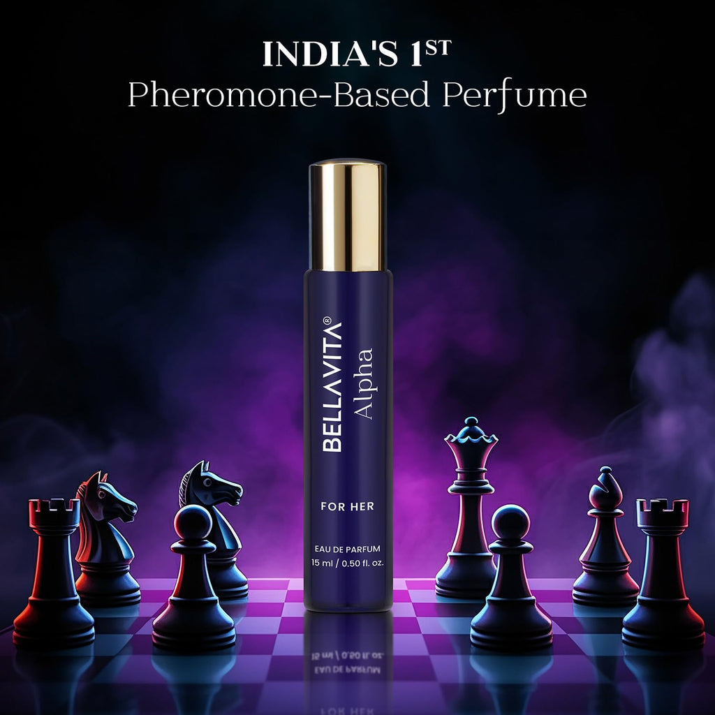 BELLAVITA Mood Collection ALPHA EDP for Her | Long-Lasting Luxury Perfume | Elegant & Feminine Perfume for Women, 15ml