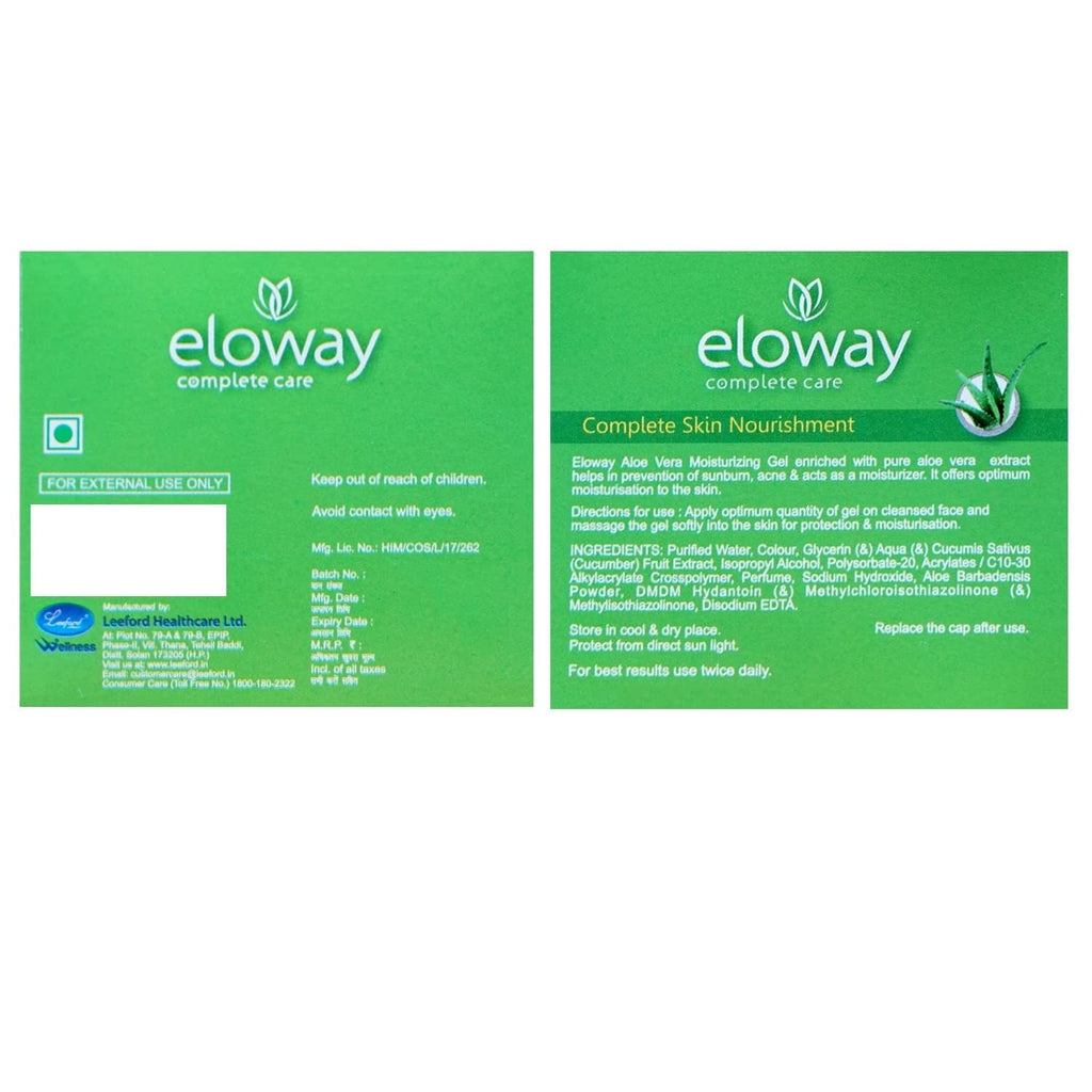 Eloway Aloevera Moisturising Gel - 100 gms (Pack of 3)