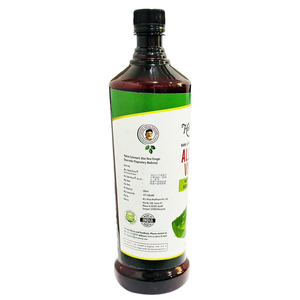 Hakim Suleman's Aloe Vera Vinegar for Skin related problems.