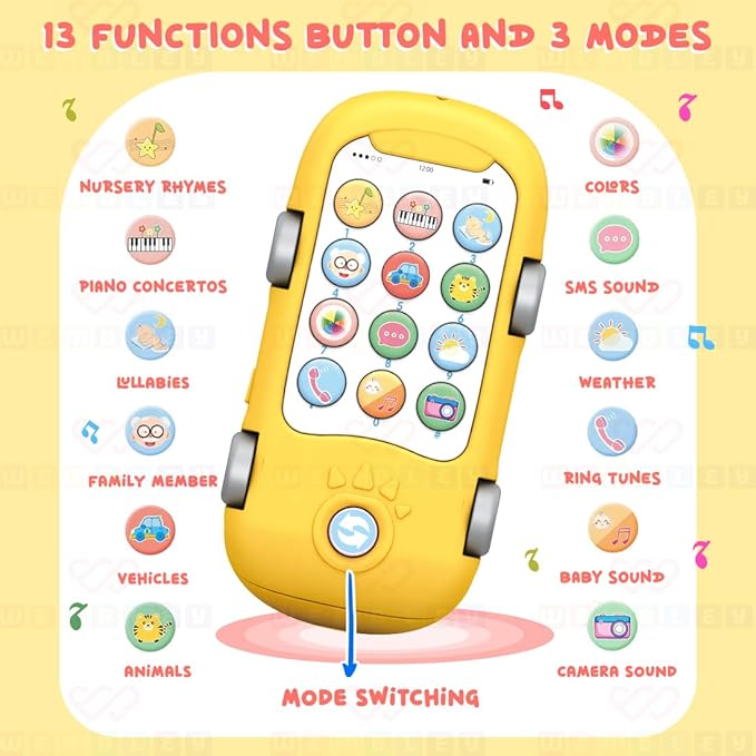 Wembley Baby Crocoplay Phone Crocodile Themed Mobile Toy for Kids