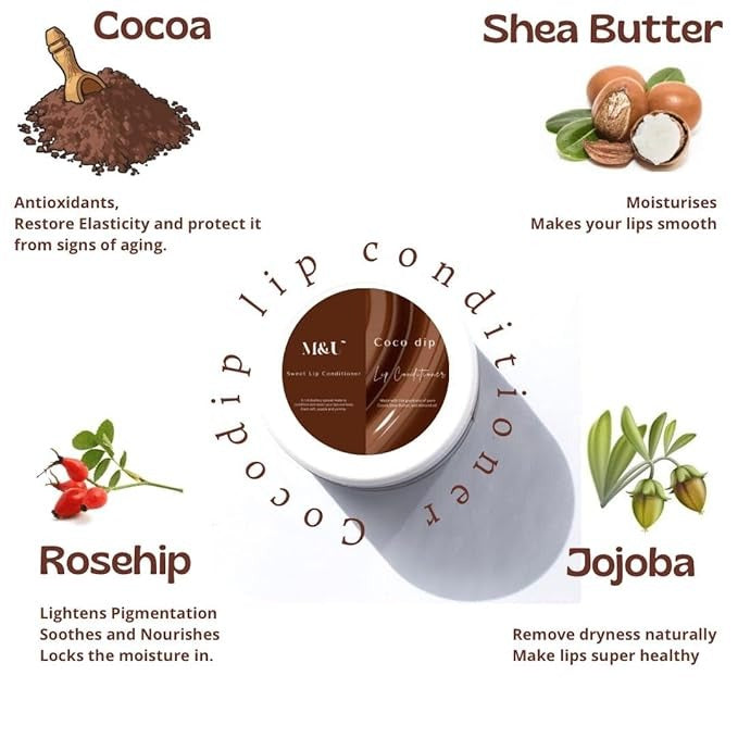 M&U Coco Dip Chocolate Lip Conditioner - 10 gms