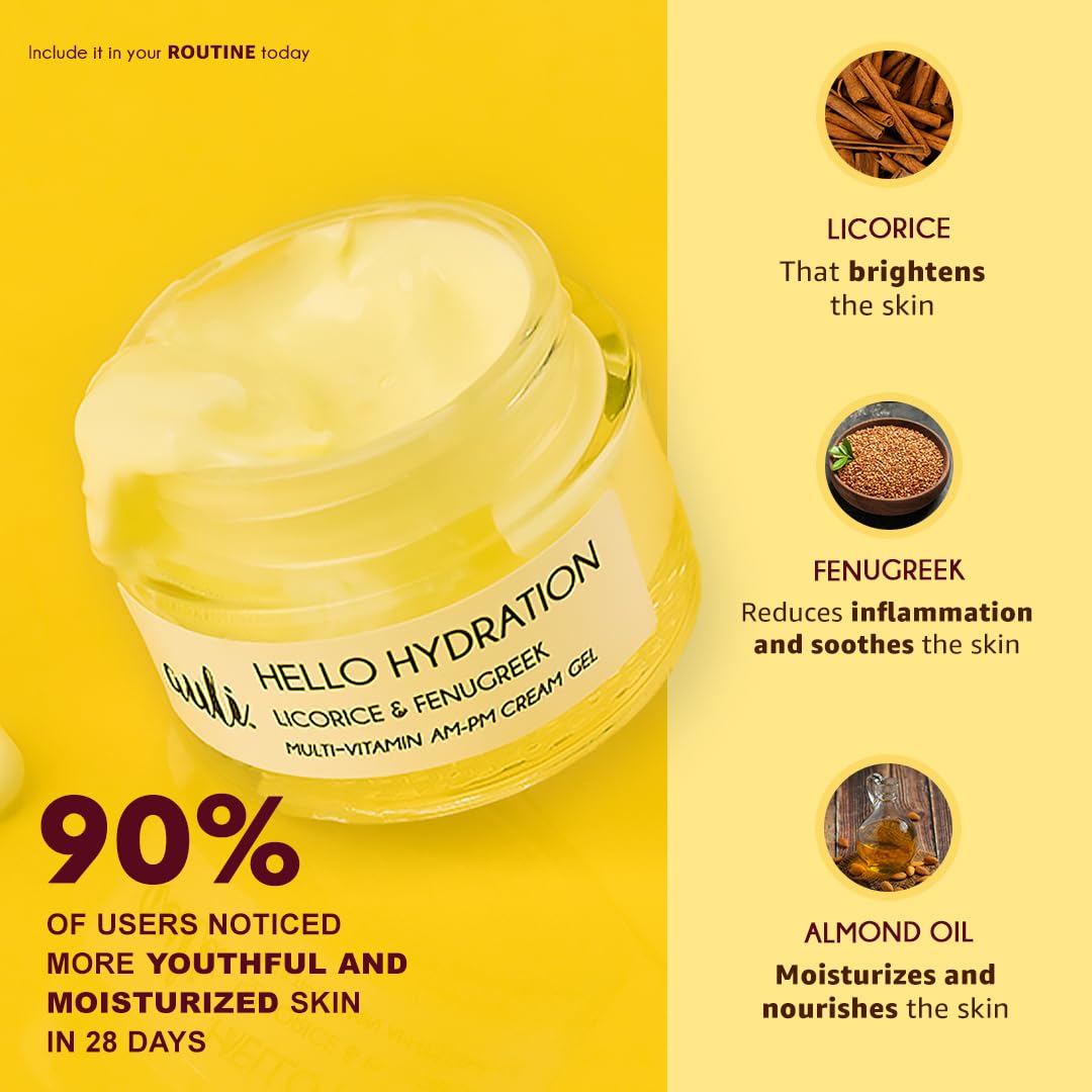 Auli Hydrating Gel Cream Moisturizer - 60 gms