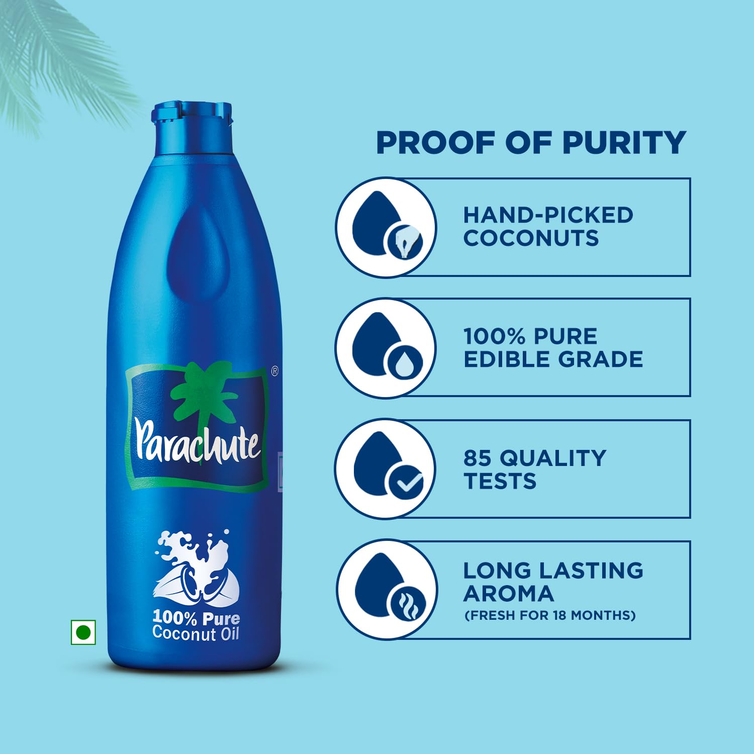 Parachute Coconut Oil 600 ml - Bottle