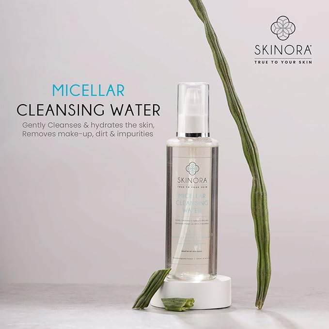 Skinora Micellar Cleansing Water for Gentle Cleansing & Hydration - 200 Ml