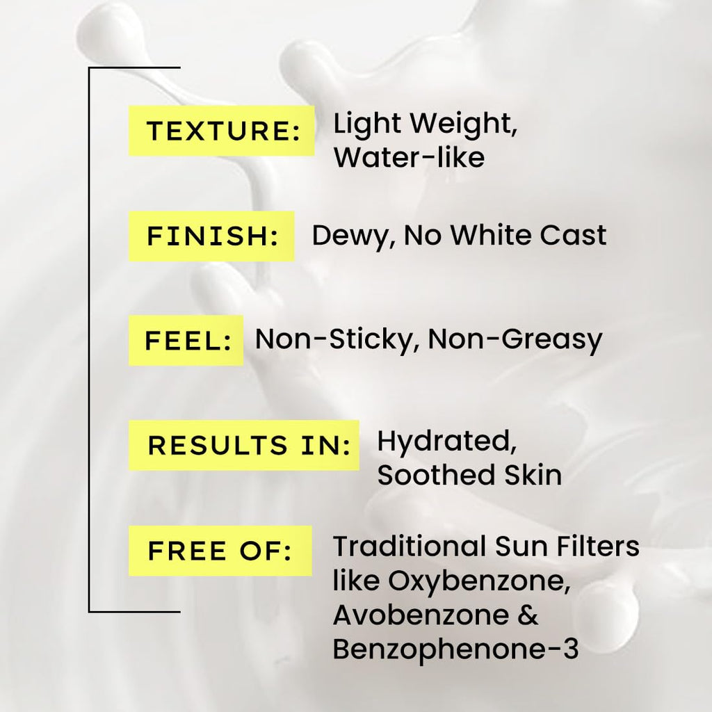 Hyphen 1% Hyaluronic Ultra Light Water Sunscreen SPF 50 PA ++++ | In-Vivo certified | Broad Spectrum & Blue Light Protection | No White Cast | Contains 5% Antioxidants Niacinamide Vitamin E| Korean Sunscreen for Men & Women | 50ml