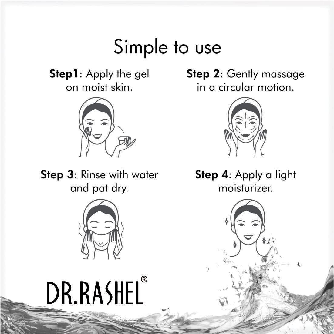 DR.RASHEL Gel For Face & Body For Normal Skin - 380 ml