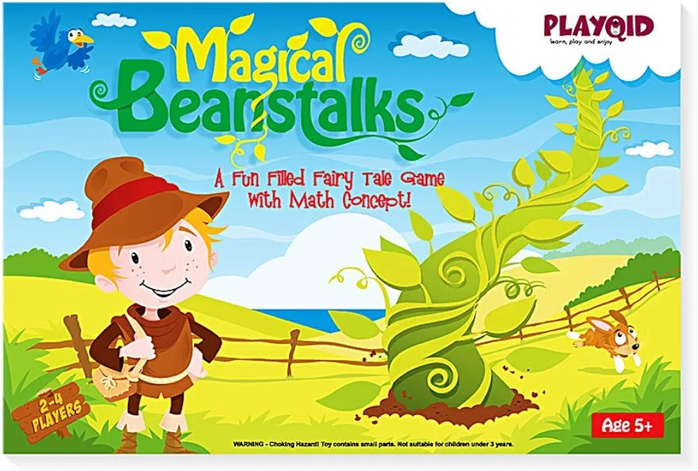 Playqid Mind Games for Kids 5+ Year Jack and The beanstalk Math Memory Board Games for Children Educational Toy