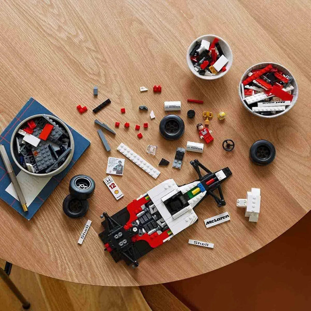 Lego Icons McLaren MP4/4 & Ayrton Senna Model Car for Adults 10330