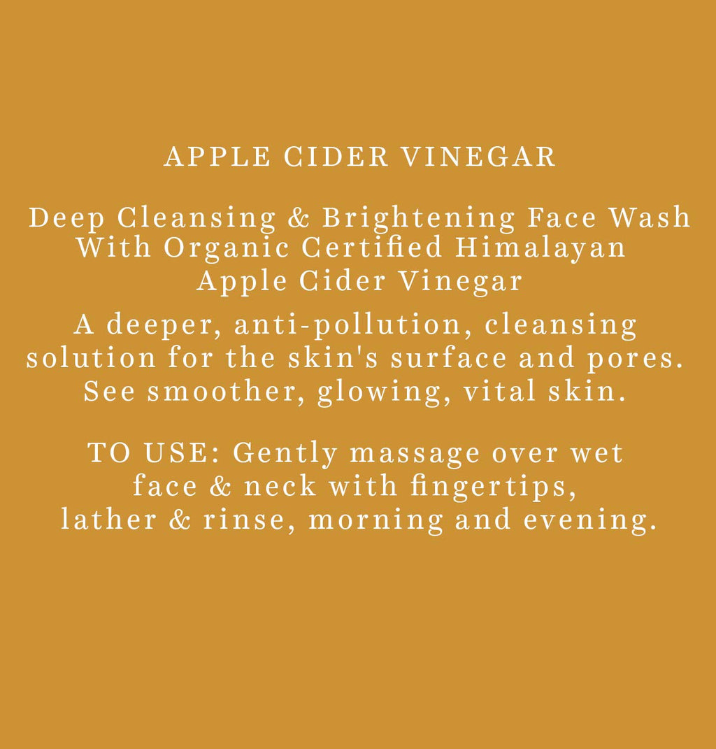 Biotique Apple Cider Vinegar Deep Cleansing Face Wash for All Skin Types, 150ml | Deep Cleansing & Exfoliation | 100% Botanical Extracts
