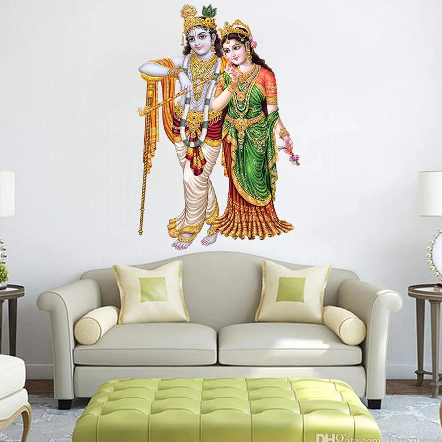 Rangoli White Glossy Vinyl Wall Sticker Premium Self-Adhesive Waterproof Decorative Parent-7 Design-4