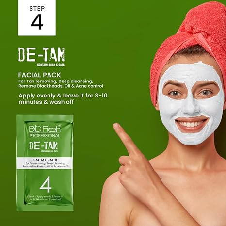 Biofresh Herbals D-Tan Facial Kit Pack - 46 gms Each (Pack of 2)
