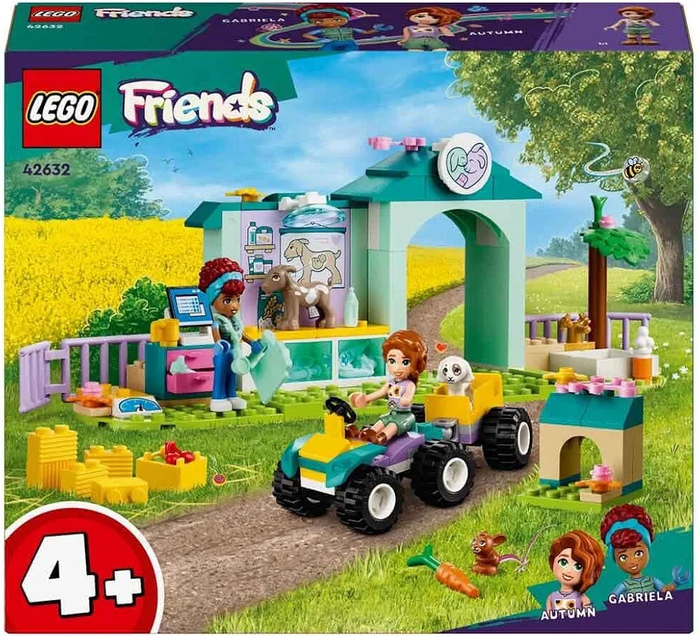 Lego Friends Farm Animal Vet Clinic Toy Veterinary Care Role Play 42632