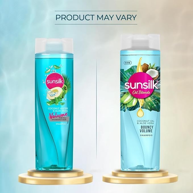 Sunsilk Coconut Water & Aloe Vera Volume Hair Shampoo - 370 ml