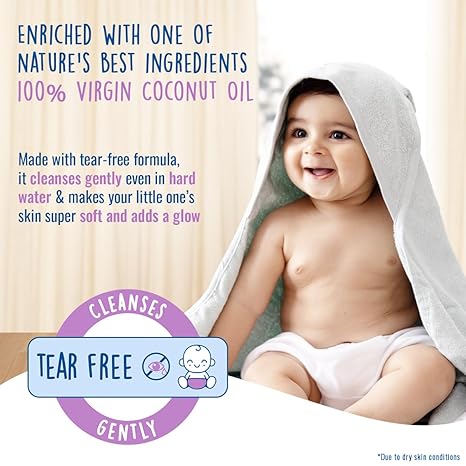 Parachute Advansed Baby Gentle Wash for New Born - 200 ml