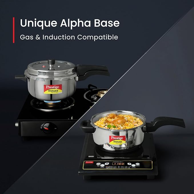 Prestige 3L Svachh Deluxe Alpha stainless steel Pressure Cooker Outer lid