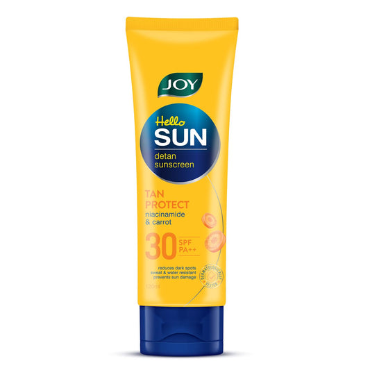 Joy Broad Spectrum SPF 30 Face & Body Sunscreen (120ml) | Sunblock & Anti Tan Sunscreen For Normal to Oily Skin | Lightweight, Non Greasy & Zero White Cast