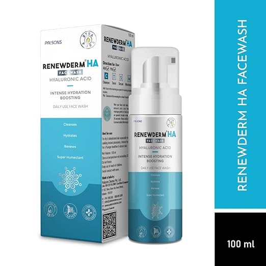 Renewderm HA Face Wash Hyaluronic Acid With Medium Molecular - 100 ml