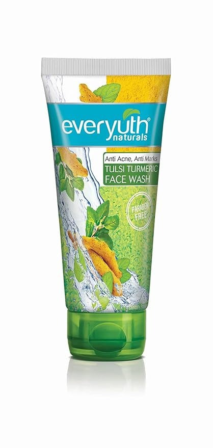 Everyuth Naturals Anti Acne Anti Marks Tulsi Turmeric Face Wash - 150 gms