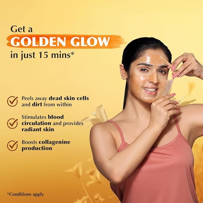 Everyuth Golden Glow Peel-off Mask - 100 gms (Pack of 2)