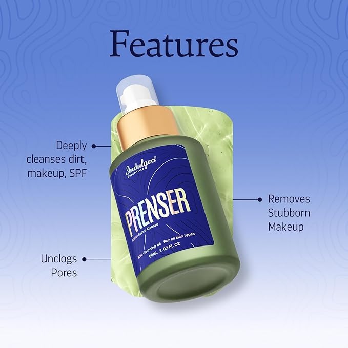 Indulgeo Essentials Prenser Pre Cleansing Oil for Makeup Removal - 60 ml