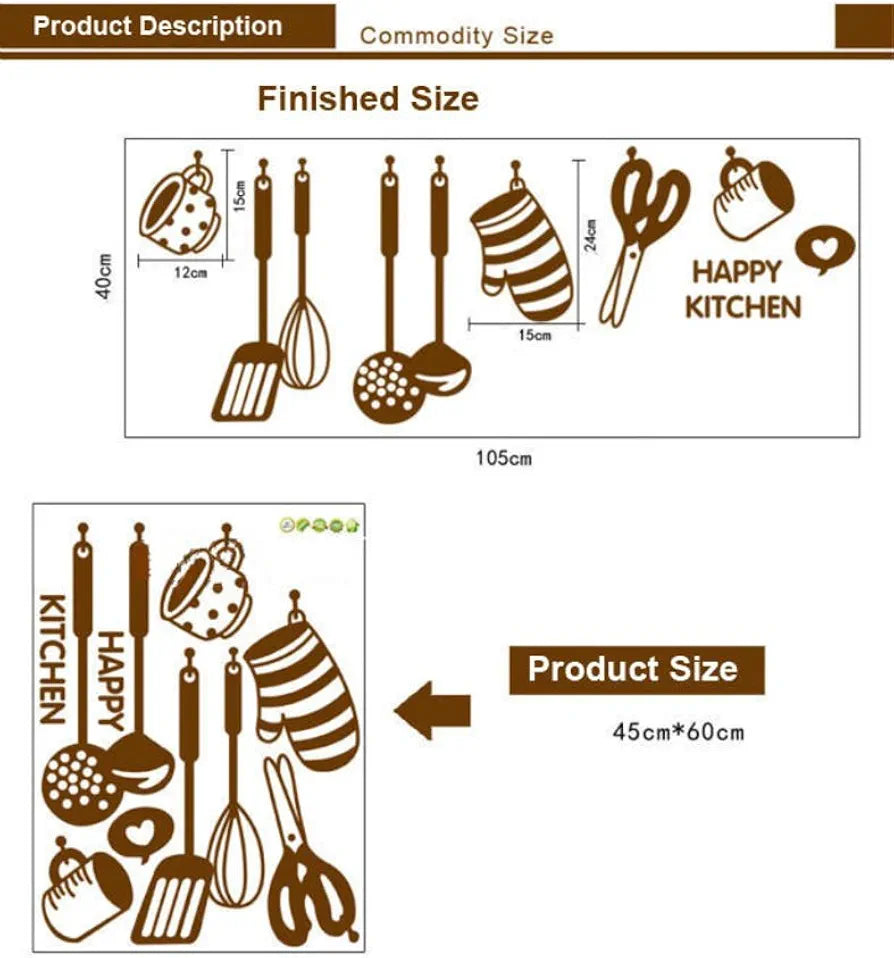 Decals Design Stylish Kitchen Wall Sticker