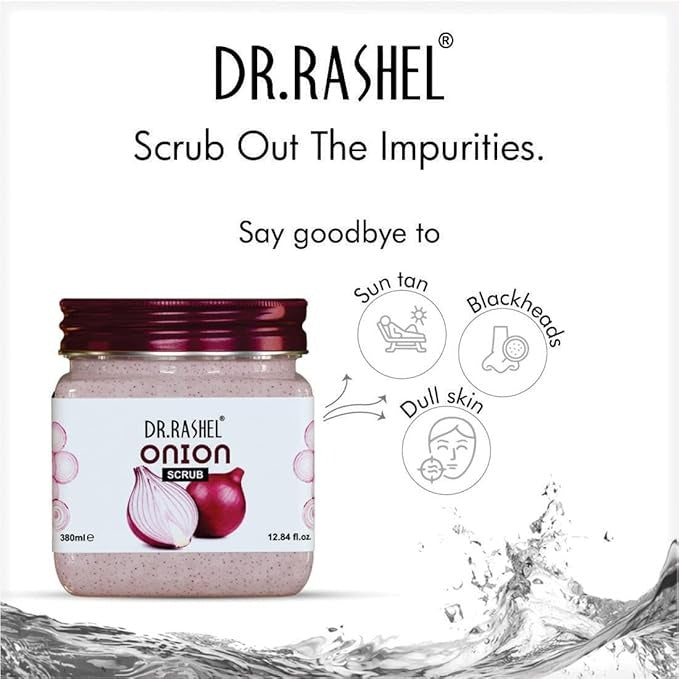 Dr.Rashel Onion Scrub For Face & Body - 380 ml