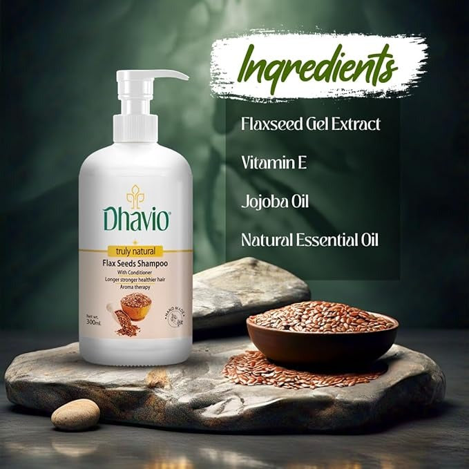 Dhavio Flaxseed Shampoo