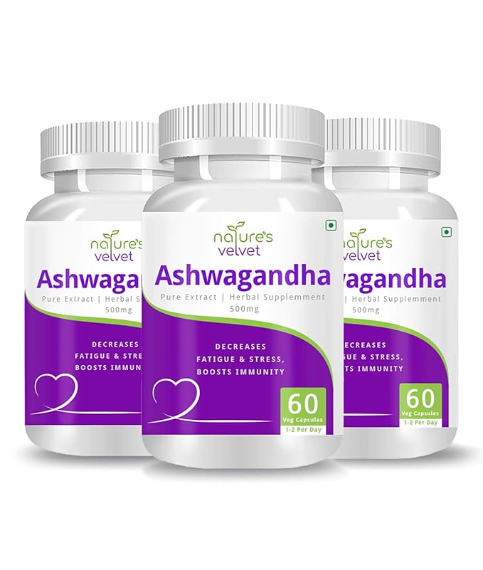 Natures Velvet Ashwagandha - 60 caps