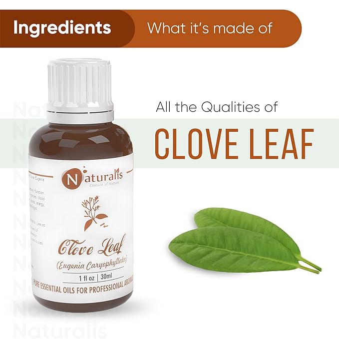 Naturalis Clove Oil for Teeth Pure Essence for Gum Care - 30 ml