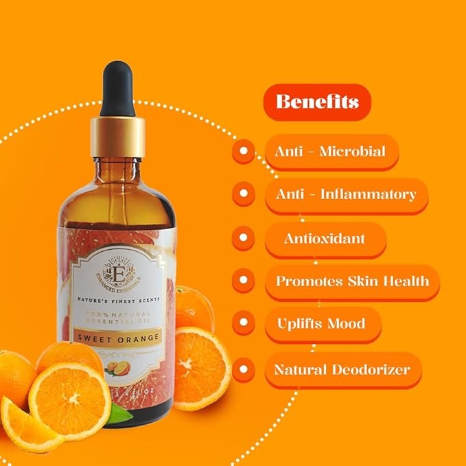 Enhanced Essentials Luxurious Sweet Orange Essential Oil - 100 ml