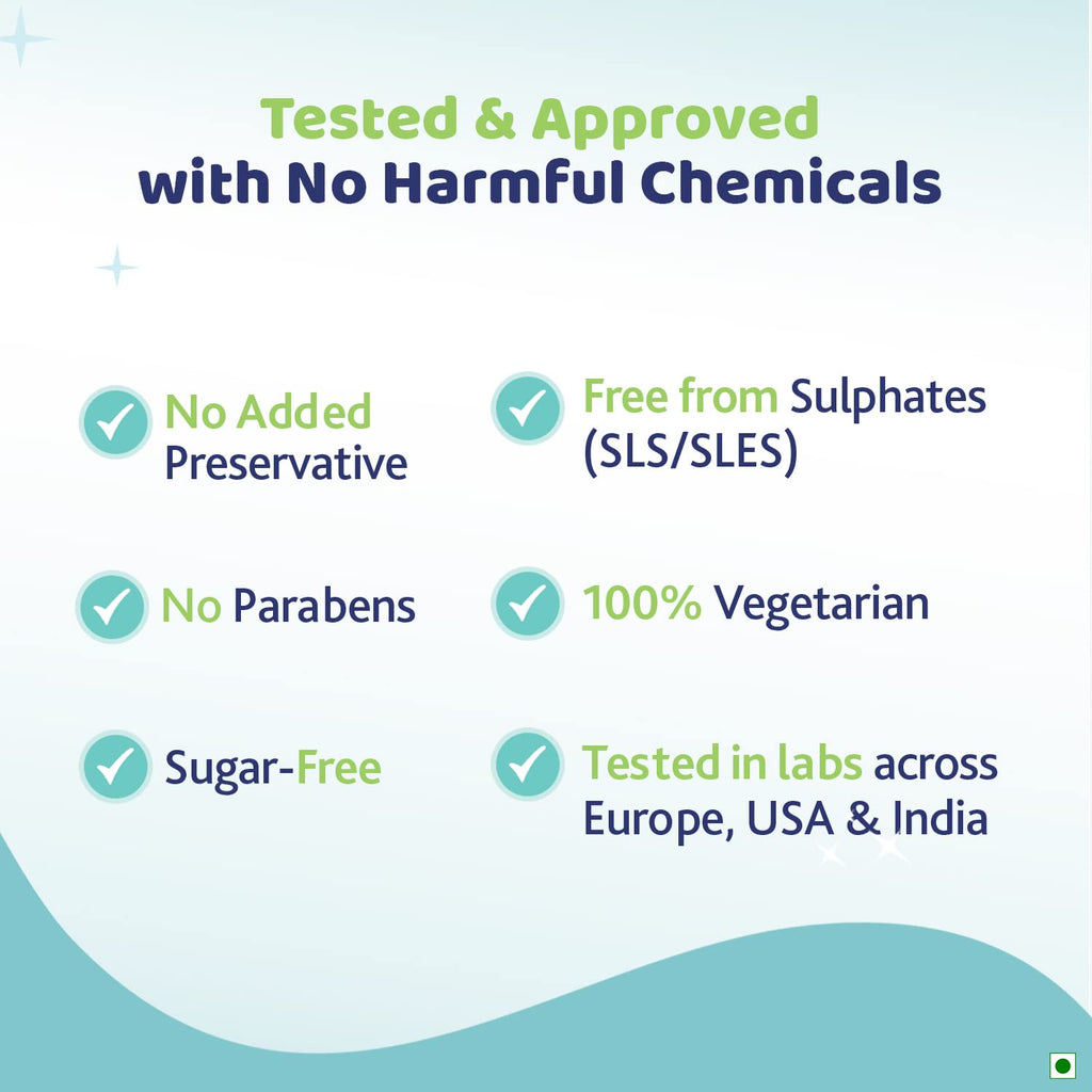 Chicco Toothpaste for Kids, Best for Baby (6m-6y), Apple-Banana Flavour, 50g | Fluoride-Free & Low Abrasive | Removes Plaque, Helps Prevent Cavities | IDA Accepted
