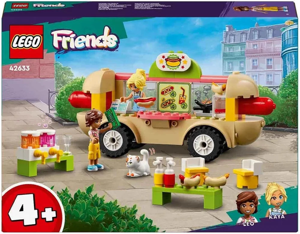 Lego Friends Hot Dog Food Truck Toy Set with Mini-Dolls 42633