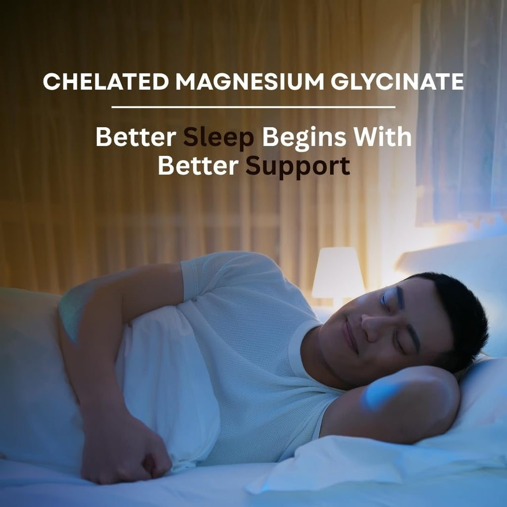 Pure Nutrition Chelated Magnesium Glycinate Supplement 2000mg - 120 Tablets | High Absorption Magnesium Supplements (Elemental 440mg) for Sleep, Cramps, Nerve Health, Relaxation, Bone & Joint Health