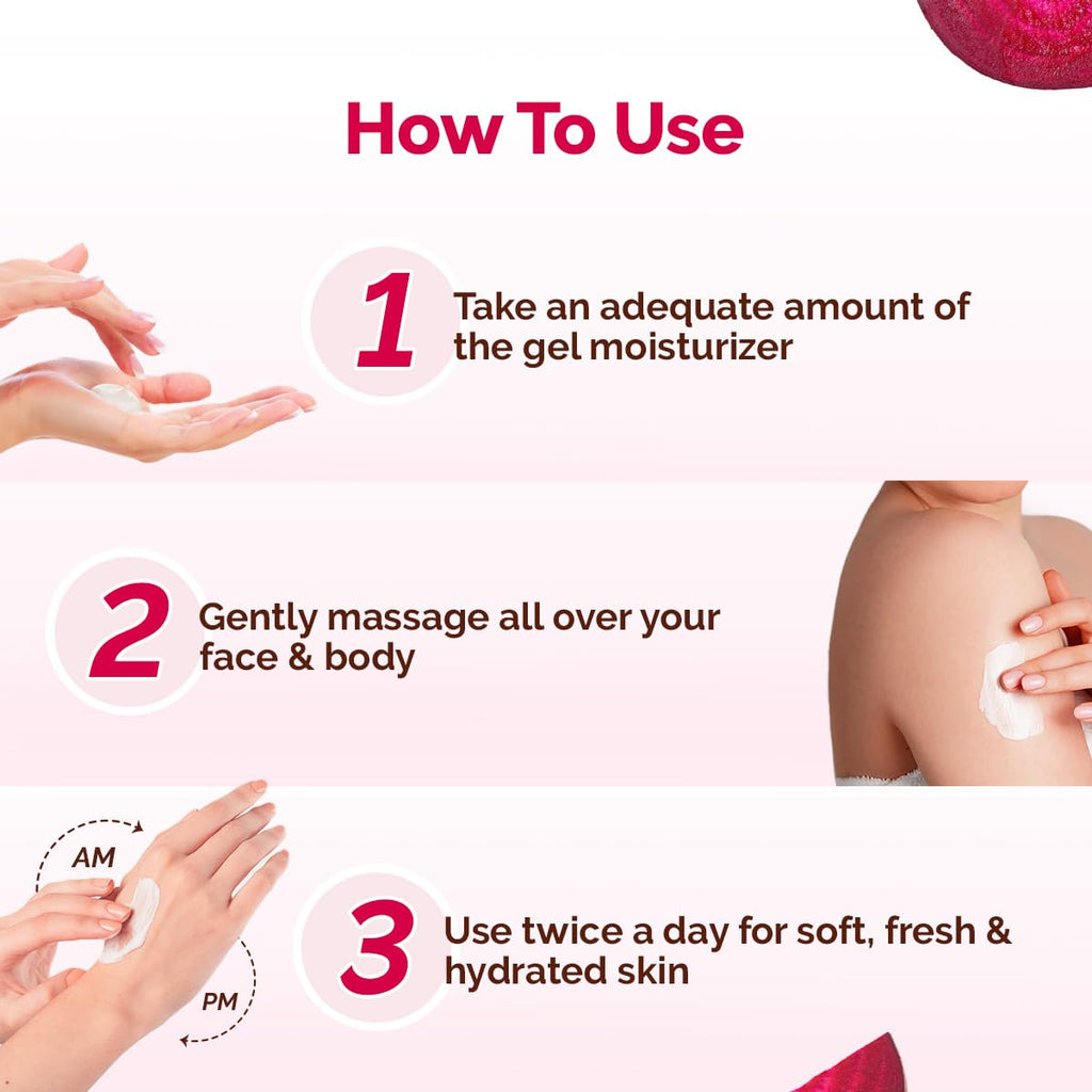 Mamaearth Beetroot Hydraful Light Gel Moisturizer with Beetroot & HA for Hydrated Pink Glow 200g| Long-lasting, Nonsticky Hydration| Oil-free, Lightweight, Quick-absorbing| Free from Harmful Chemicals