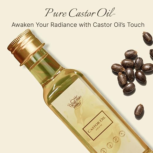 Vriksha Veda Cold Pressed Castor Oil Arandi ka Tel for Hair - 100 ml