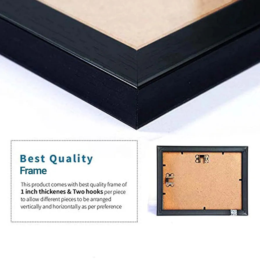 Kotart Meals & Memories Frames for Wall Decor Motivational Quotes Set of 4